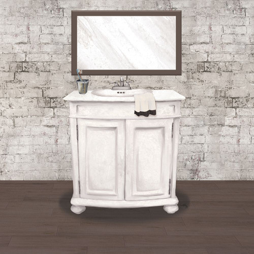 Brick Bath II Poster Print - Elizabeth Medley