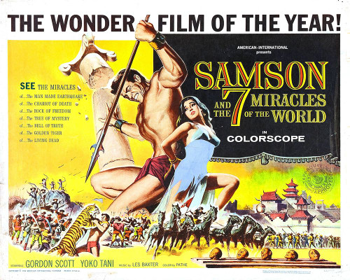 Samson and the 7 Miracles of the World-1962 Poster Print - Hollywood Archive Vintage