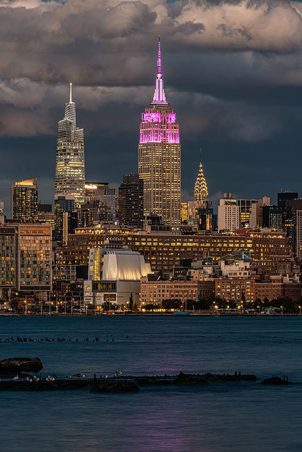 Empire State Building at Sunset Poster Print - Franklin Kearney