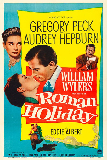 Roman Holiday-1953 Poster Print - Hollywood Archive Vintage