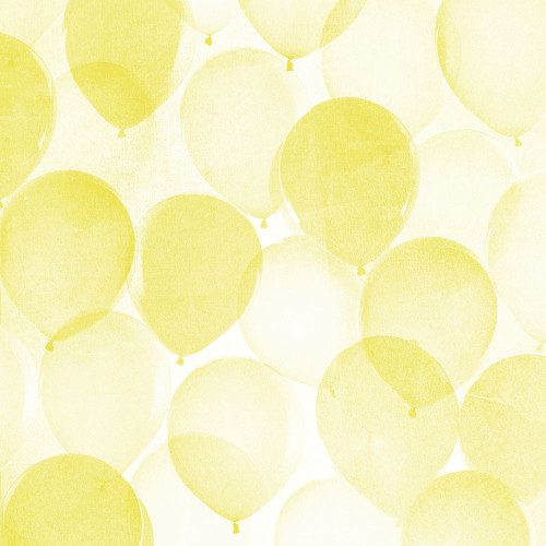Airy Balloons in Yellow B Poster Print - Studio SEA