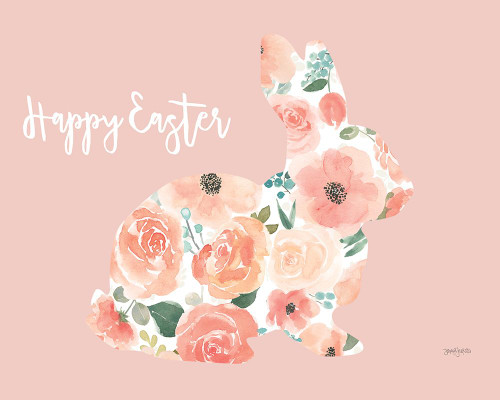 Blooming Delight Bunny III Poster Print - Jenaya Jackson