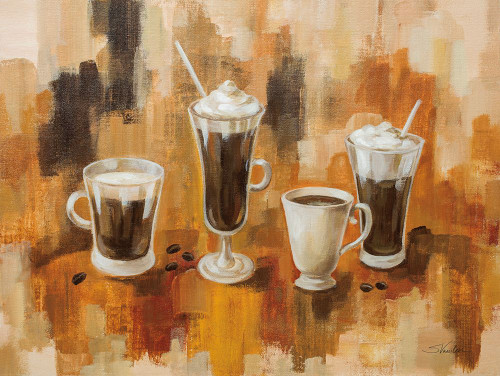 Abstract Coffee I Poster Print - Silvia Vassileva