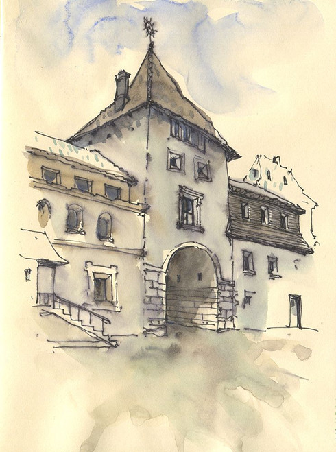 Castle Poster Print - Samira Yanushkova
