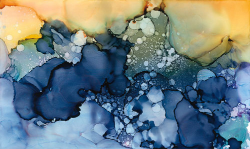 Manipulated Blue I Poster Print - Chris Paschke