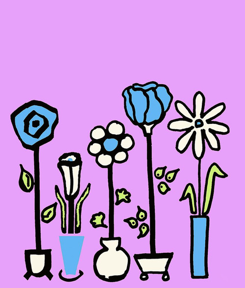 Standing Vases 8 Poster Print - Soraya Chemaly