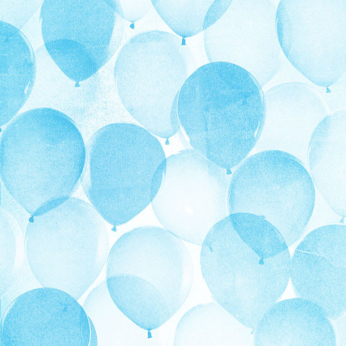 Airy Balloons in Blue B Poster Print - Studio SEA