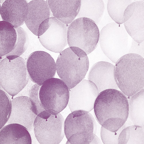 Airy Balloons in Midnight A Poster Print - Studio SEA