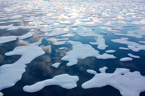 Arctic Ocean Viewed From Space Poster Print - NASA