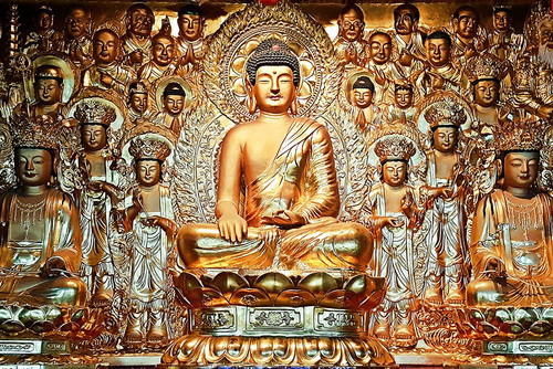 Buddha mural Poster Print - Artographie