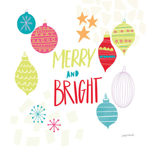 Peace Love Joy IV Bright Poster Print - Cheryl Warrick