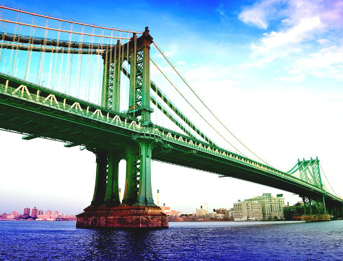 Manhattan Bridge Poster Print - ArtLab GI