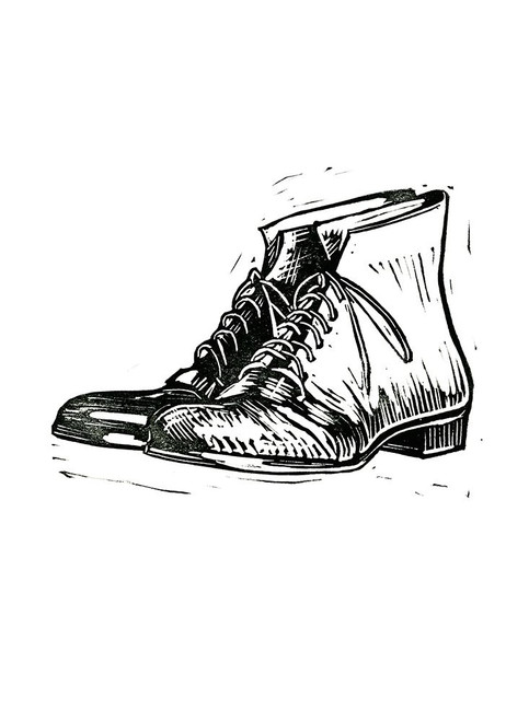 Boots 1 Poster Print - Brenna Harvey