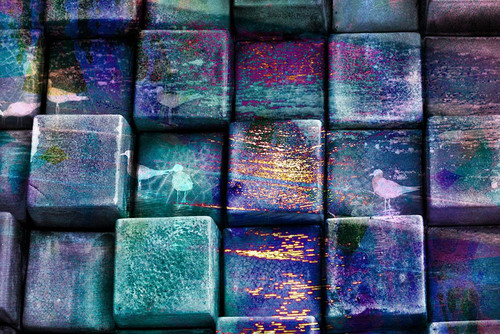 Bird Blocks Poster Print - Artographie