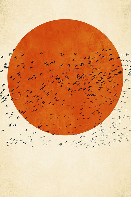 Birds In the Sun Poster Print - Kubistika