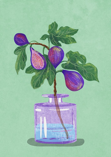 Figs Branch In Vase Poster Print - Raissa Oltmanns