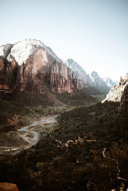 Valley in Zion National Park Poster Print - Artographie