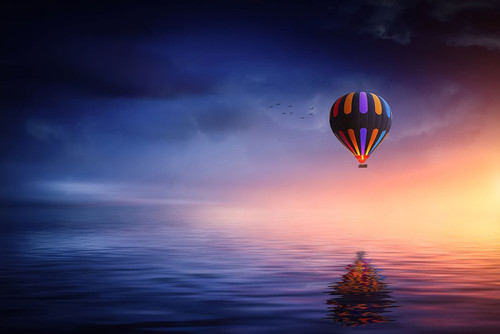 Up Up and Away Poster Print - Artographie