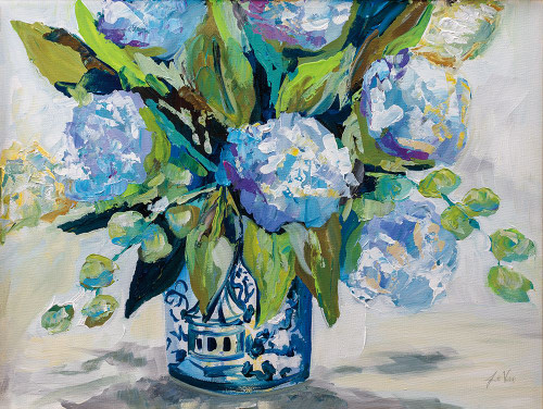 Hydrangea Blue Poster Print - Jeanette Vertentes