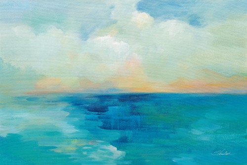 Aquarelle Sea Poster Print - Silvia Vassileva