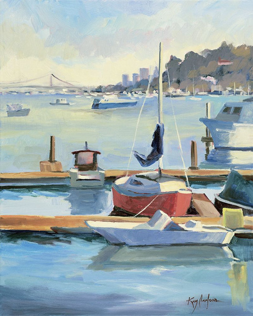 Sausalito Sunbow Poster Print - Kay Carlson