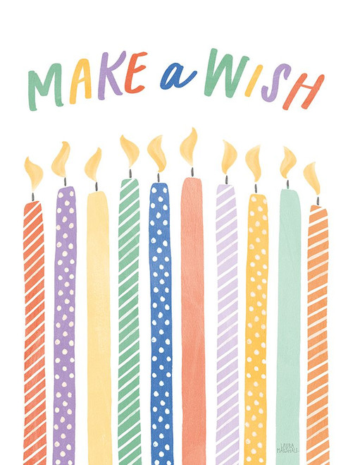 Birthday Wishes IV Poster Print - Laura Marshall