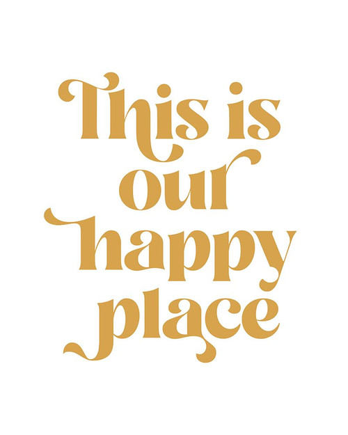 Happy Place No1 Poster Print - Beth Cai