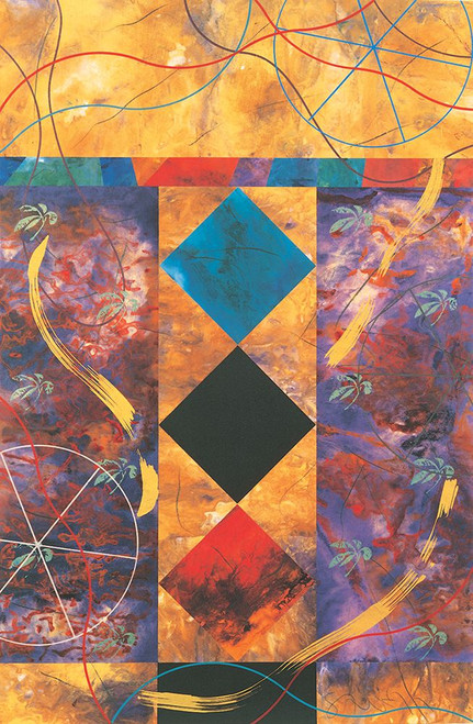 Quilt Abstract II Poster Print - Unknown