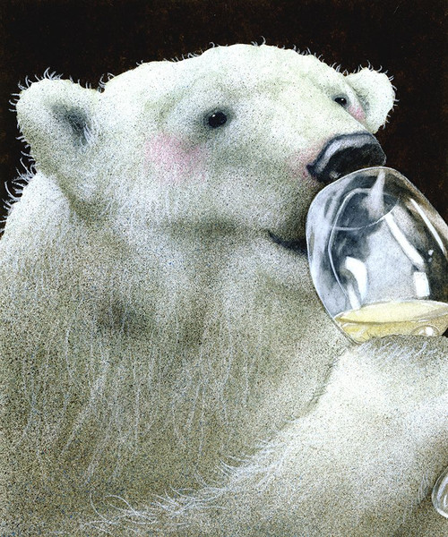 Well Chilled White Poster Print - Will Bullas