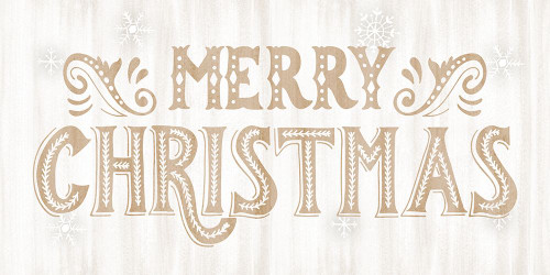 Merry Christmas Poster Print - Conrad Knutsen