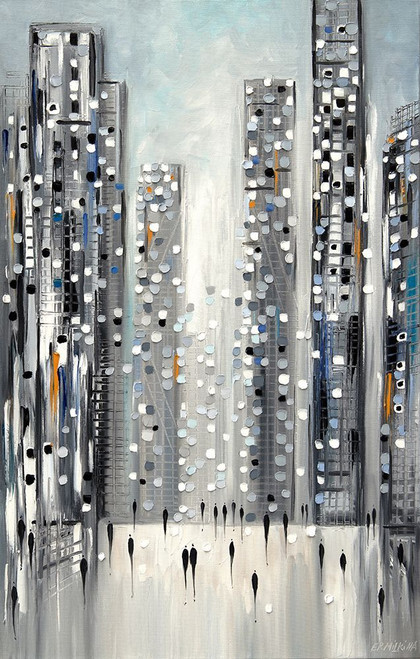 City Reflections Poster Print - Ekaterina Ermilkina