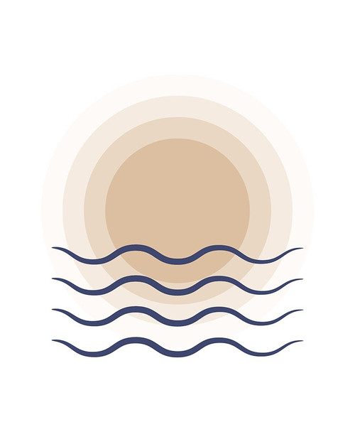 Sun Calm Poster Print - Beth Cai