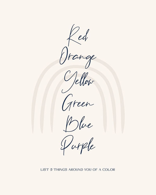 Rainbow Ground Poster Print - Beth Cai