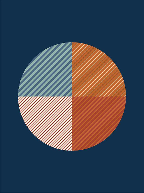 3x4 Aspectratiobluerust46 Poster Print - Elena Ristova