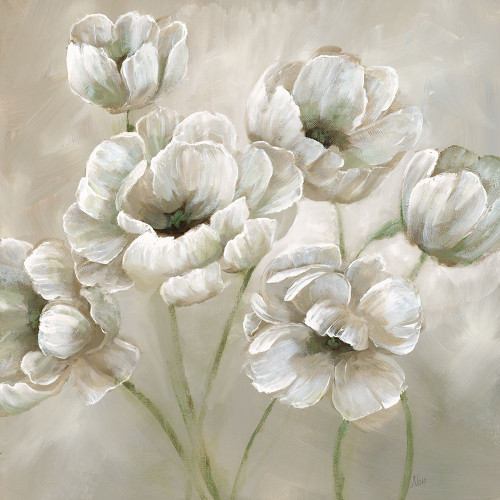 Soft Natural Poppies Poster Print - Nan
