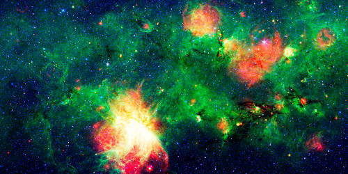 The Birth of Stars in M17 Swex Poster Print - NASA