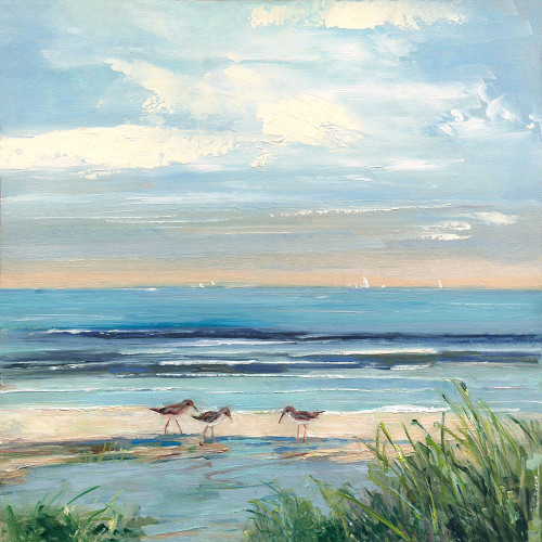Paradise Beach Poster Print - Sally Swatland