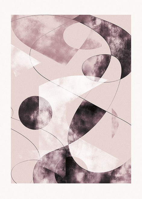 Shapes Shatters Red Poster Print - Studio II Pictufy