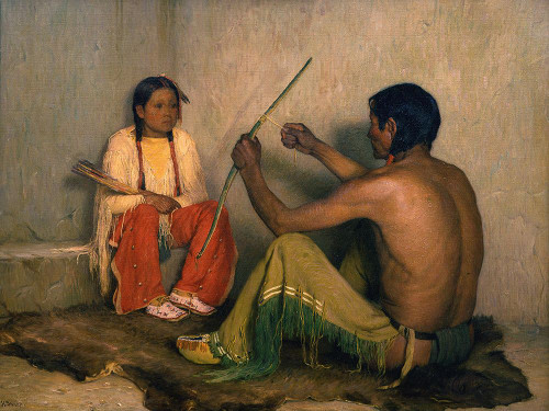 The Broken Bow Poster Print - Joseph Henry Sharp