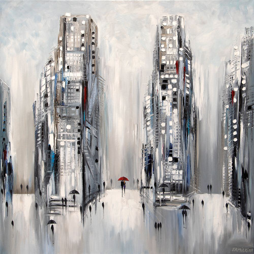 City Poster Print - Ekaterina Ermilkina