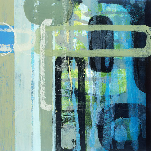 Blue Crimp 4 Poster Print - David Dauncey