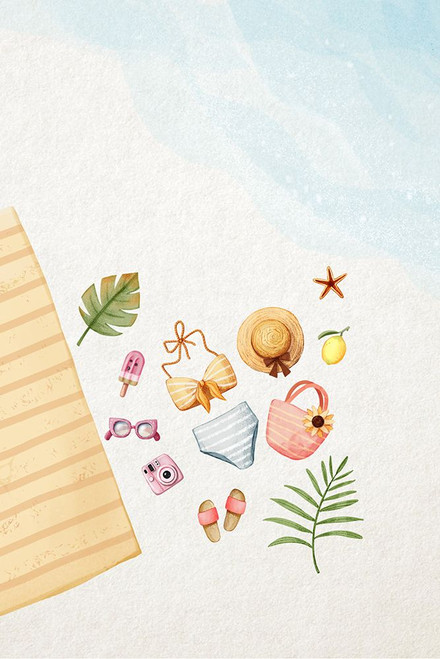 Cool Summer Swimwear Lock Poster Print - Xuan Thai