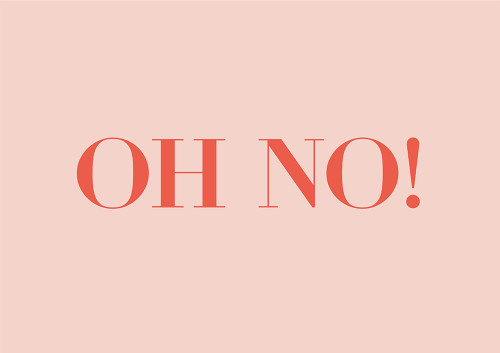 Oh No! Poster Print - Saskia Nickles