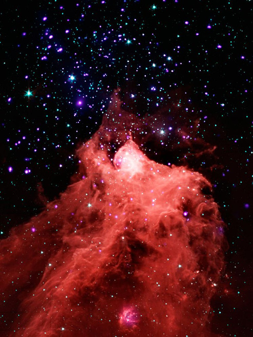 Composite Image of a Trigger-Happy Cloud Poster Print - NASA