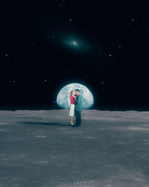 #211 2 Poster Print - Art Spacerocket