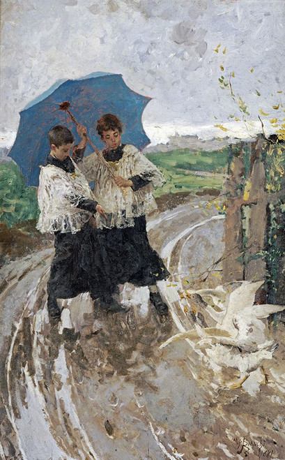 The Return From The Festival Poster Print - Mose Bianchi