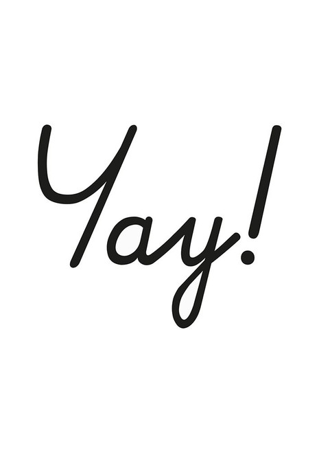 Yay! Poster Print - Saskia Nickles