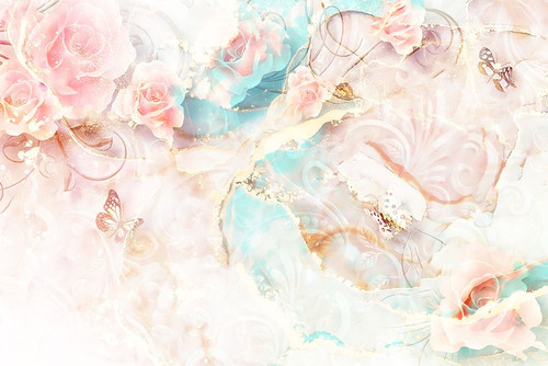 Ombre095flower Poster Print - Rafal Kulik