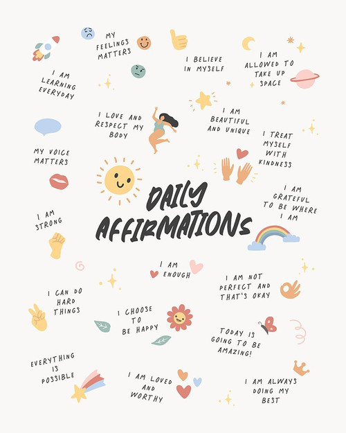 Daily Affirmations No2 Poster Print - Beth Cai