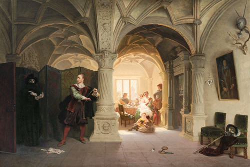 The Summons Poster Print - Emanuel Gottlieb Leutze